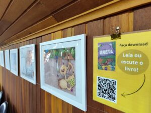 Exposição mostra processo criativo de ilustradora Gralha Azul